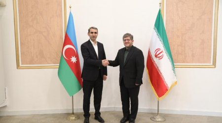ADY və İran Dəmir Yollarının rəhbərliyi Astara Terminalında &ndash; FOTO