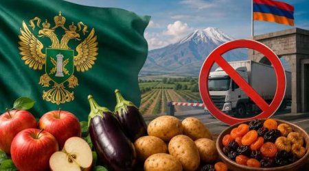 SON DƏQİQƏ! Rusiya Ermənistandan məhsul idxalı və tranzitini QADAĞAN EDƏCƏK
