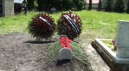 Azov dənizində həlak olan kapitan köməkçisi DƏFN EDİLDİ - FOTO/VİDEO