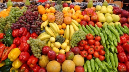 Ötən ay meyvələr bahalaşdı, tərəvəz ucuzlaşdı