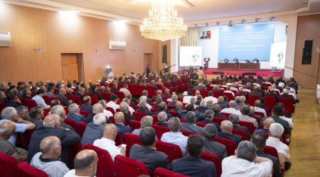 Ağcabədidə aqrar sahədə yeni Dövlət Proqramının müzakirəsi ilə bağlı regional müşavirə keçirildi - FOTO