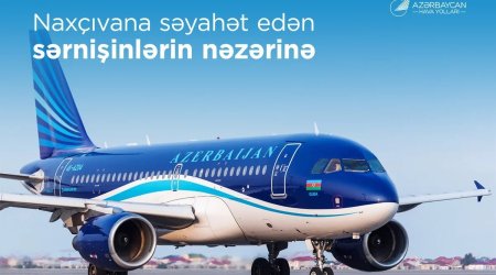 AZAL bu ay Naxçıvana 47 mindən çox sərnişin daşıyıb