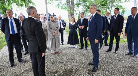 Əlaqələndirmə Qərargahı Daşbulaq kəndində baramaçılığın bərpası ilə tanış oldu - FOTO