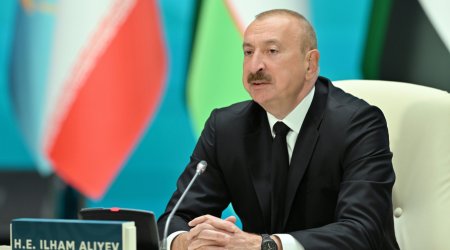 İlham Əliyev: Azərbaycanın daşımalar qovşağına çevrilməsi istiqamətində səylərimizi davam etdirəcəyik