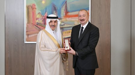 Prezident Məhəmməd Süleyman Əl-Casirə &ldquo;Dostluq&rdquo; ordenini TƏQDİM ETDİ &ndash; FOTO