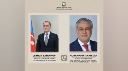 Ceyhun Bayramov ilə İshaq Dar arasında telefon danışığı oldu