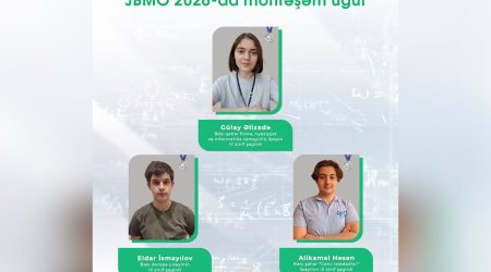 Şagirdlərimiz beynəlxalq olimpiadada medal qazandı - 3 gümüş, 3 bürünc &ndash; FOTO