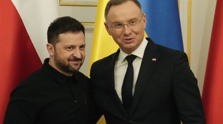Polşa Prezidenti Zelenskini ölkənin ən ali mükafatından MƏHRUM ETDİ