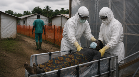 Konqoda Ebola xəstələri xəstəxanadan qaçırlar &ndash; Ac qaldıqlarına görə...