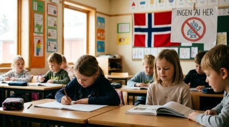 Norveç ibtidai sinif şagirdlərinə süni intellektin istifadəsini QADAĞAN EDİR