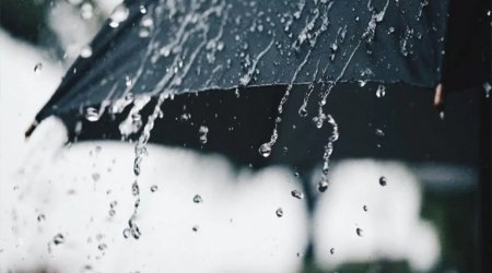 Üç gün yağış yağacaq, şimşək çaxacaq, dolu düşəcək