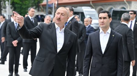Prezidentlərin Şuşa gəzintisindən yeni FOTOLAR