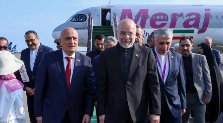 Qalibaf Azərbaycana gəldi - FOTO