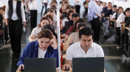 Sertifikasiya imtahanının 5-ci günü: 6500-ə yaxın müəllim iştirak etdi - FOTO