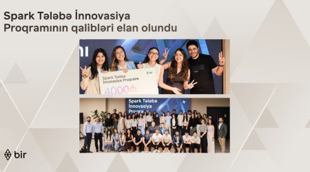 Bir ekosistemi &ldquo;Spark Tələbə İnnovasiya Proqramı&rdquo;nın qaliblərini elan etdi