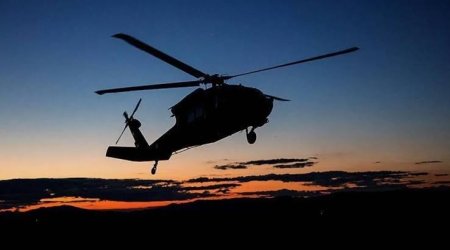İsrail prezidentinin olduğu helikopter quş dəstəsi ilə TOQQUŞDU