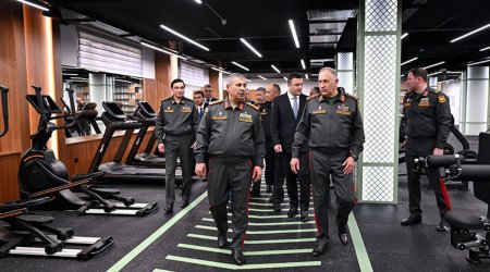 Müdafiə Nazirliyində yeni obyektlər istifadəyə verilib -FOTO