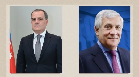 Ceyhun Bayramov Antonio Tayani ilə DANIŞDI