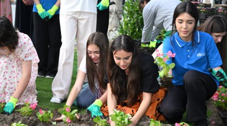 Leyla Əliyeva Dənizkənarı Milli Parkdan VİDEO PAYLAŞDI