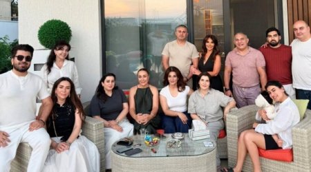 Ədalət Şükürov bağında qonaqlıq verdi - FOTO