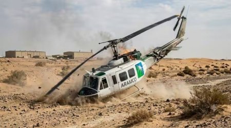 "Aramco" şirkətinin helikopteri qəzaya uğrayıb: Həlak olanlar var