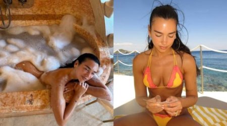 Dua Lipa İtaliyadakı bal ayından FOTOLARINI paylaşdı
