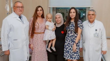 Leyla və Arzu Əliyevalar Milli Onkologiya Mərkəzində - FOTO