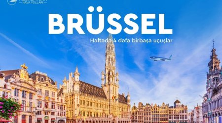 AZAL Brüsselə birbaşa uçuşlara BAŞLAYIR