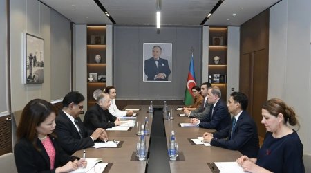 Ceyhun Bayramov Jan Todt ilə görüşdü - FOTO