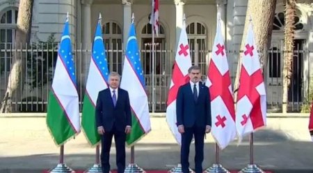 Şavkat Mirziyoyev Gürcüstanda səfərdədir