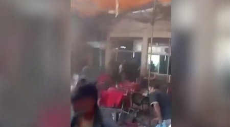 Dəməşqdə kafedə partlayış: 6 nəfər ölüb, 22 yaralı var - VİDEO