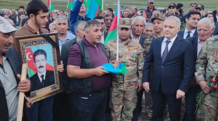 İtkin-şəhid Bahadur Kamalov Kəlbəcərdə dəfn edildi - FOTO