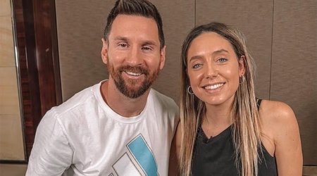 Messi jurnalistlə eşq macərası yaşadığına dair şayiələrə son nöqtəni qoydu - FOTO