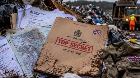 Britaniya Müdafiə Nazirliyinin gizli sənədləri zibillikdən tapıldı - FOTO