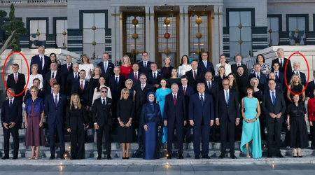 Prezidentlə Baş nazirin liderlik mübahisəsi NATO Zirvəsinədək uzandı - Fotolar