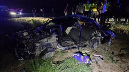 Samuxda ağır yol qəzası: ölənlər var - FOTO