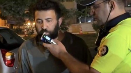 Alkotesterdən keçən sürücünün sevinci gündəm oldu - VİDEO