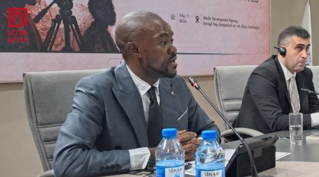 Sedrik Monzia Aundu: &ldquo;Jurnalistlərin əsas vəzifəsi daha ədalətli informasiya mühiti formalaşdırmaqdır&rdquo; &ndash; FOTO