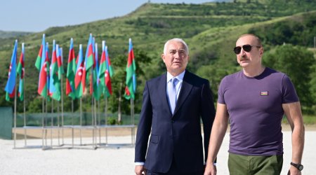İlham Əliyev Laçında üç su elektrik stansiyasının açılışında iştirak etdi &ndash; FOTO/VİDEO