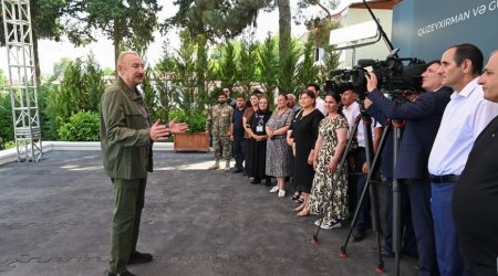 Prezident: "Dövlətimiz güclüdür, Ordumuz güclüdür, iradəmiz yerindədir"
