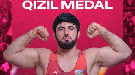 Azərbaycan güləşçisi Avropa çempionu oldu
