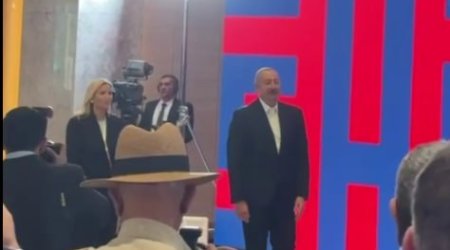 İlham Əliyev Şuşada keçirilən IV Qlobal Media Forumuna gəldi &ndash; VİDEO