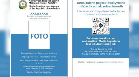 Jurnalist vəsiqəsinə görə ödəniş ləğv edilir