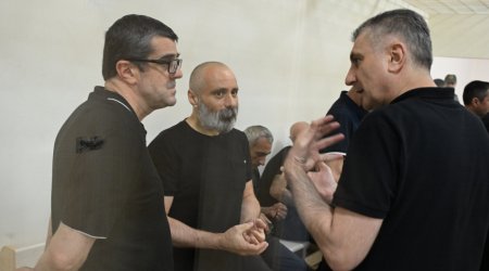 Bakıda separatçı liderlərin məhkəməsi: Bako Sahakyan ittihamları rədd etdi - FOTO