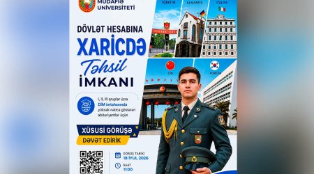 Xaricdə hərbi təhsil almaq istəyənlərin NƏZƏRİNƏ