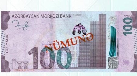 Bu gündən yeni 100 manatlıq dövriyyəyə buraxılır - Fərqlər nələrdir?
