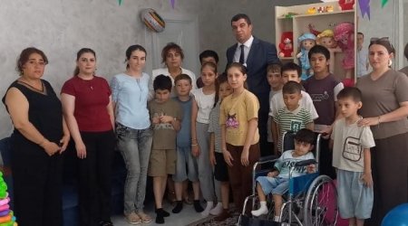 Qusarda əlilliyi olan uşaqlar üçün yeni mərkəz yaradıldı - FOTO