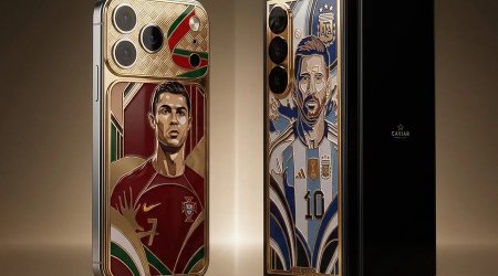 Ronaldo və Messinin şəfərinə qızıl örtüklü telefon: &ldquo;Əfsanələr&rdquo; kolleksiyası - VİDEO