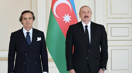 Braziliyanın yeni səfiri İlham Əliyevə etimadnaməsini təqdim etdi &ndash; FOTO/VİDEO