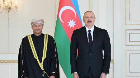 İlham Əliyev Omanın yeni səfirini qəbul etdi &ndash; FOTO